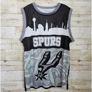 San Antonio Spurs Kawhi Leonard Mens XL City Jersey Size XXL 2XL Black Gray NBA